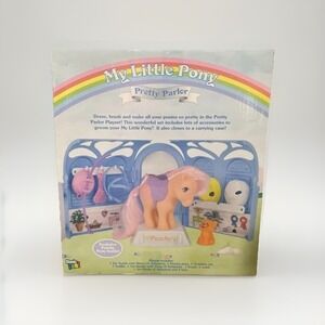 2018 MY LITTLE PONY 35th Anniversary Collection PRETTY PARLOR Set w/ PEACHY PONY